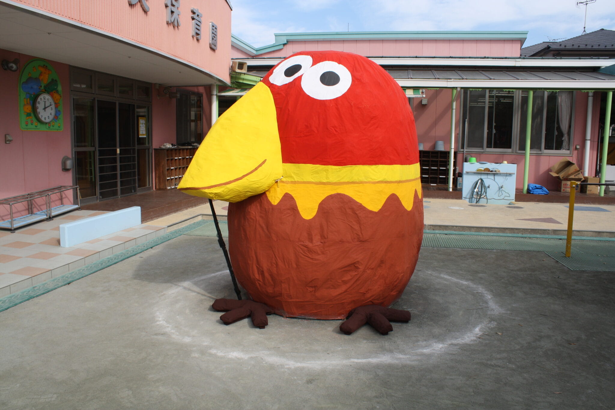 巨大オブジェの共同制作